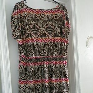 18w/2x faded glory tribal sun dress